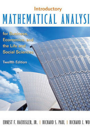 Cover of Introductory Mathematical Analysis for Business, Economics and the Life and Social Sciences Value Package (Includes Student's Solutions Manual)