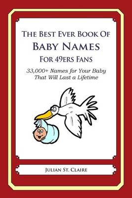 Book cover for The Best Ever Book of Baby Names for 49ers Fans