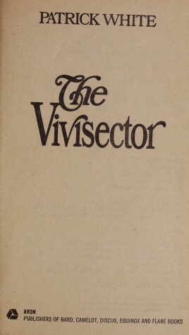 Book cover for The Vivisector