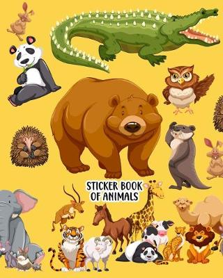 Book cover for Sticker Book Of Animals