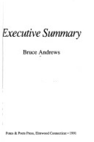 Cover of Executive Summary