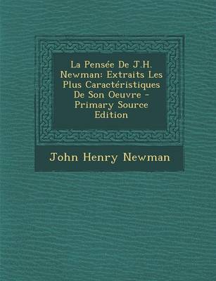 Book cover for La Pensee de J.H. Newman