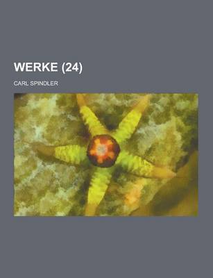 Book cover for Werke Volume 24