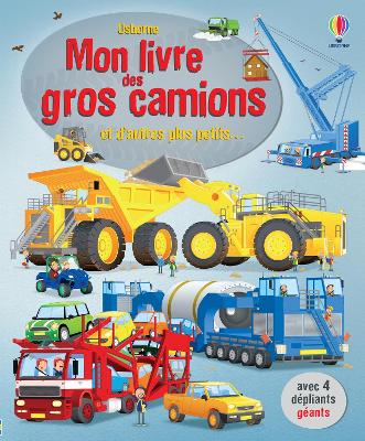 Book cover for Mon livre des gros camions et d'autres plus petits...