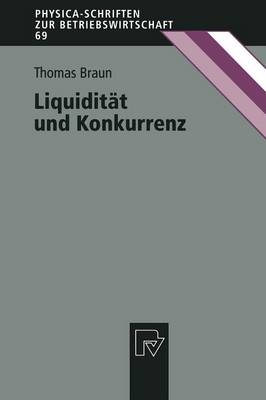 Cover of Liquidität und Konkurrenz