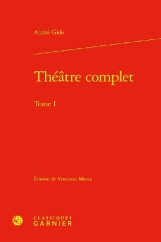 Cover of Theatre Complet. Tome I