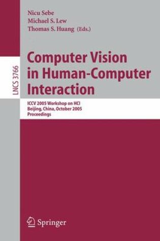 Cover of Computer Vision in Humancomputer Interaction