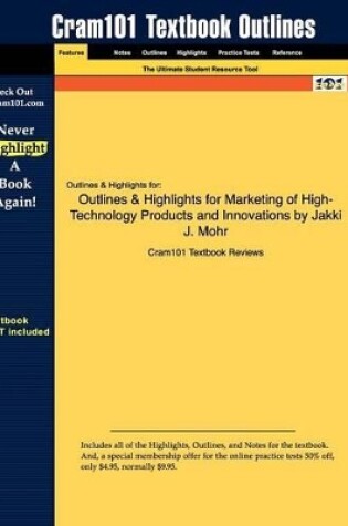 Cover of Studyguide for Marketing of High-Technology Products and Innovations by Mohr, Jakki J., ISBN 9780136049968