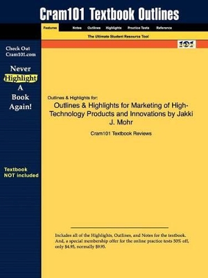 Book cover for Studyguide for Marketing of High-Technology Products and Innovations by Mohr, Jakki J., ISBN 9780136049968