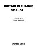 Book cover for Britain in Change, 1815-51