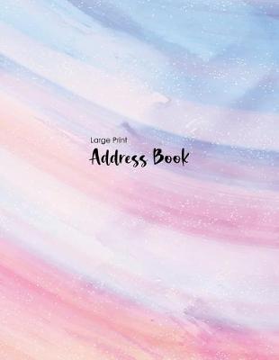 Book cover for Large Print Address Book