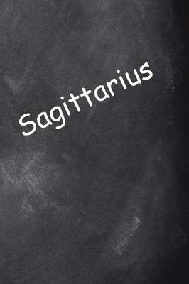 Cover of Sagittarius Zodiac Horoscope Journal Chalkboard