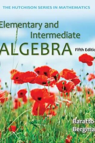 Cover of Elementary and Intermediate Algebra with Connect Math Hosted by Aleks Access Card