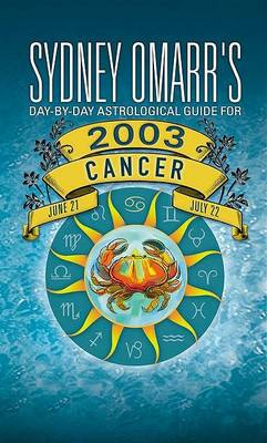 Book cover for Sydney Omarr's Cancer 2003