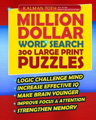 Book cover for Million Dollar Word Search 300 Large Print Puzzles