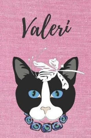 Cover of personalisiertes Notizbuch Katze / Journal / Malbuch / Tagebuch / Kritzelbuch / DIN A5 / Geschenk Valeri