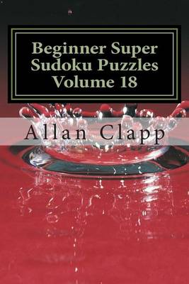 Book cover for Beginner Super Sudoku Puzzles Volume 18