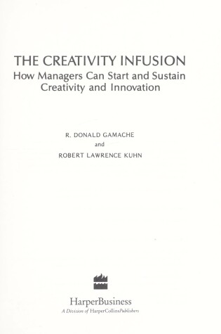 Cover of Creativity Infusion