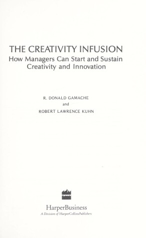 Book cover for Creativity Infusion