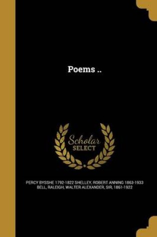 Cover of Poems ..