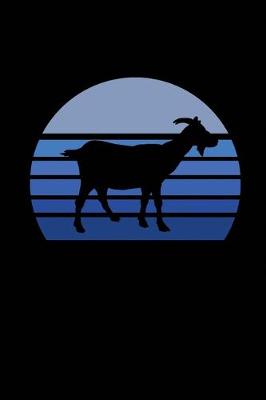 Book cover for Blue Retro Goat Silhouette