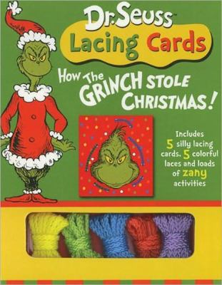 Book cover for Dr. Seuss Lacing Cards: How the Grinch Stole Christmas