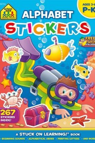 Cover of School Zone Alphabet Stickers Workbook