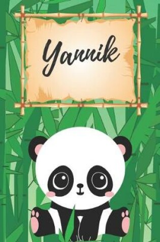 Cover of personalisiertes Notizbuch Panda / Malbuch / Kritzelbuch / Tagebuch / Journal / Notizheft / DIN A5 / Geschenke Yannik