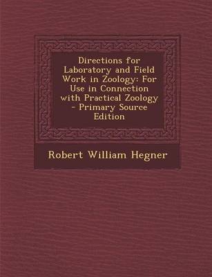 Book cover for Directions for Laboratory and Field Work in Zoology