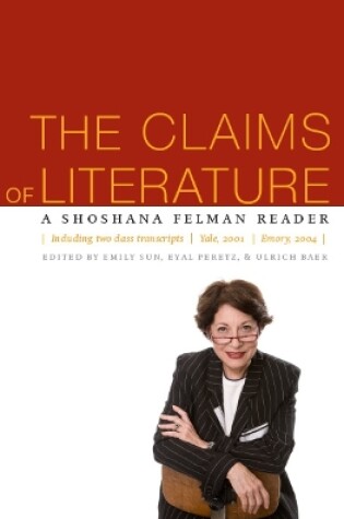 Cover of The Claims of Literature