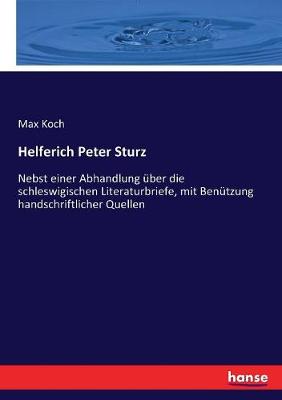 Book cover for Helferich Peter Sturz