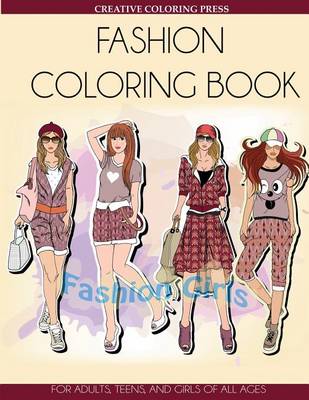 Book cover for Fashion Coloring Book