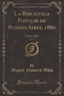 Book cover for La Biblioteca Popular de Buenos Aires, 1880, Vol. 25