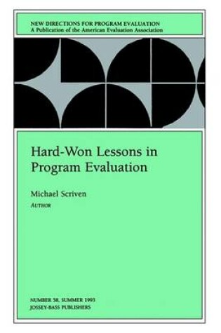 Cover of Hard-Won Lessons in Program Evaluation