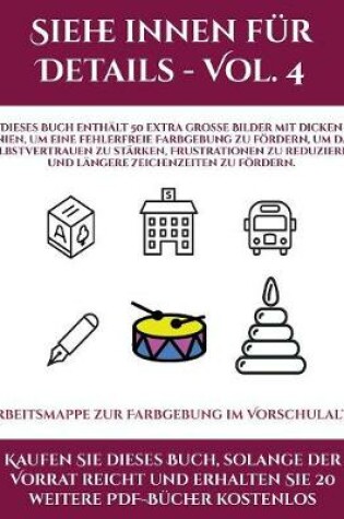 Cover of Arbeitsmappe zur Farbgebung im Vorschulalter (Siehe innen für Details - Vol. 4)