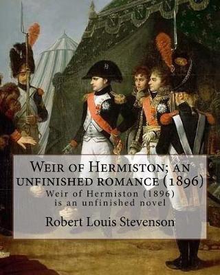 Book cover for Weir of Hermiston; an unfinished romance (1896). By