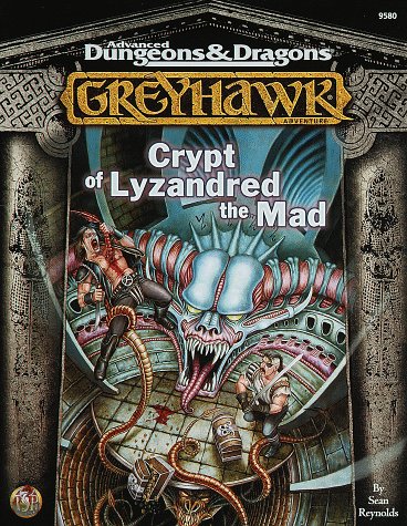 Book cover for The Crypt of Lyzandred the Mad