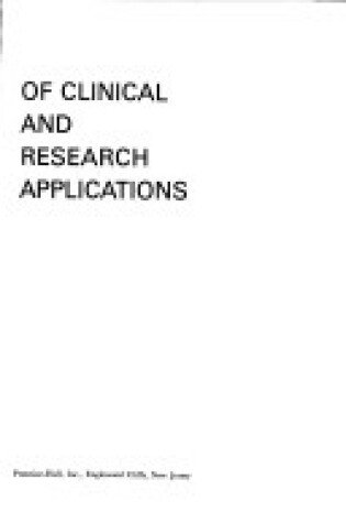 Cover of Rorschach Handbook of Clinical and Research Applications