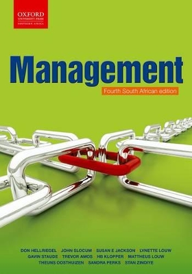 Book cover for Management 4th South African edition