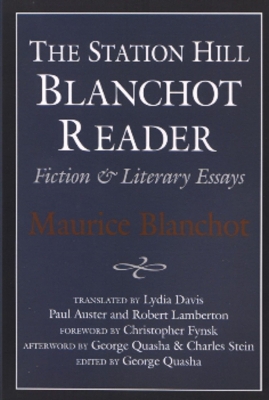 Book cover for Blanchot Reader