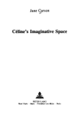 Cover of Celine's Imaginative Space