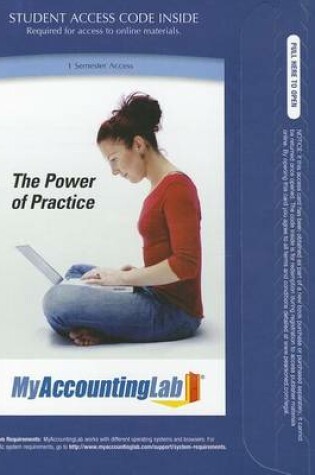 Cover of MyAccountingLab with Pearson eText -- Access Card -- for Financial and Managerial Accounting, Ch 1-14