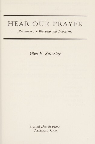 Cover of Hear Our Prayer