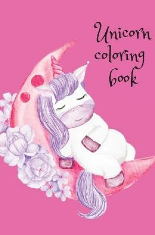 Cover of Unicorn coloring book