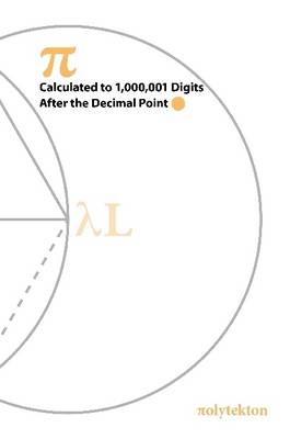 Book cover for Pi Calculated to 1,000,001 Digits After the Decimal Point