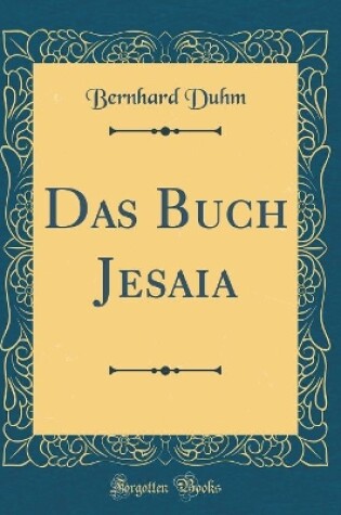 Cover of Das Buch Jesaia (Classic Reprint)