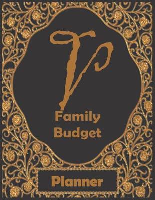 Book cover for V Family Budget Planner