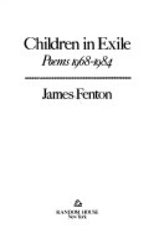 Cover of Children in Exile