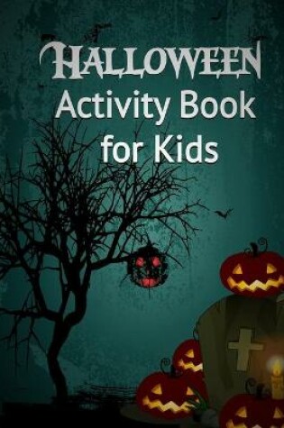 Cover of halloween activity book for Kids