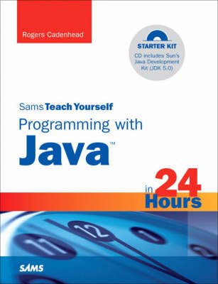 Book cover for Sams Teach Yourself Programming with Java in 24 Hours